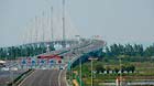 Photo taken on June 17, 2013 shows the Jiaxing-Shaoxing Sea Bridge in Shaoxing, east China's Zhejiang Province.