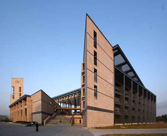 Fuzhou University Library, one of the 'top 10 most beautiful campus libraries in China' by China.org.cn.
