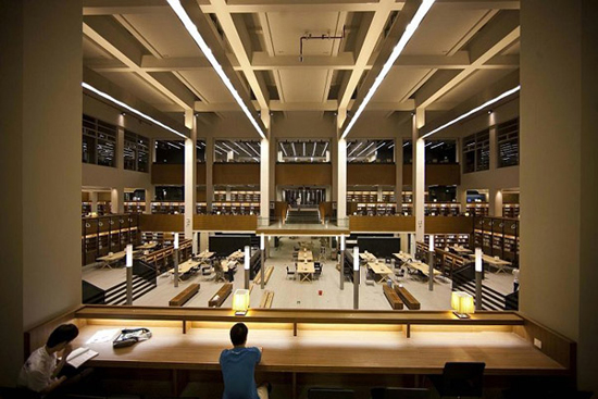 Shantou University Library, one of the 'top 10 most beautiful campus libraries in China' by China.org.cn.