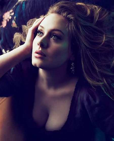 Adele, one of the 'top 10 UK beauty icons of 2013' by China.org.cn.