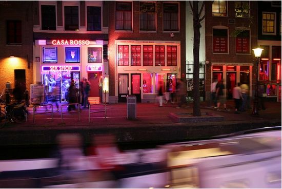 De Wallen, Amsterdam, Netherland, one of the 'top 10 red-light districts in the world' by China.org.cn.