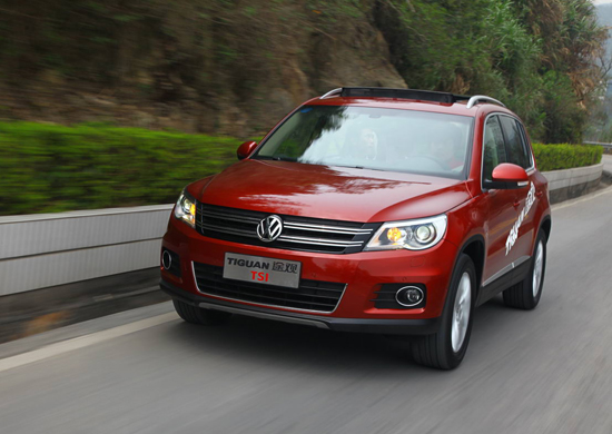 Volkswagen Tiguan, one of the 'top 10 best-selling SUVs in China in 2013' by China.org.cn.