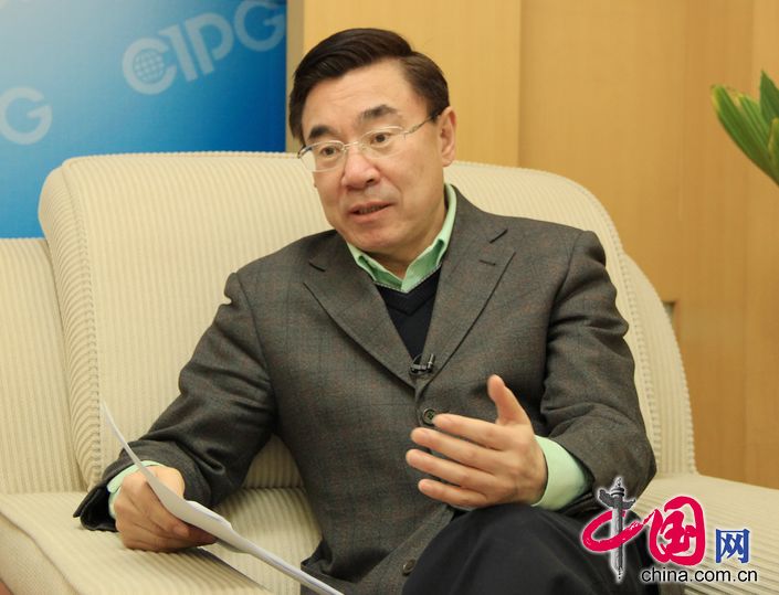 Huang Youyi: Internet safety essential for national security.[Photo/China.org.cn]