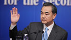 Chinese Foreign Minister Wang Yi holds a press conference at 10:00am Saturday, March 8, 2014 on the sideline of the ongoing NPC plenary session.