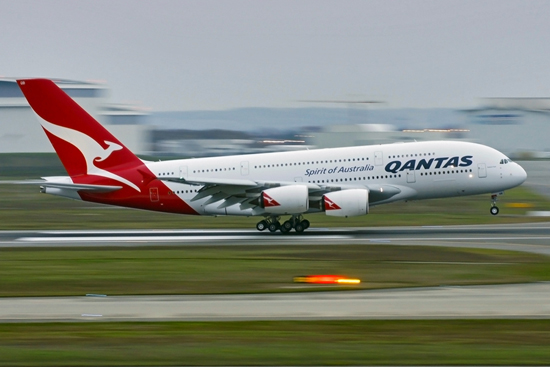 Qantas, one of the 'top 10 safest airlines in the world' by China.org.cn.