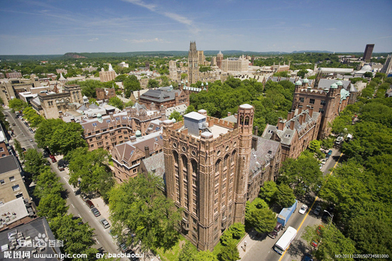 Yale University, one of the 'top 10 globally best reputed universities' by China.org.cn.
