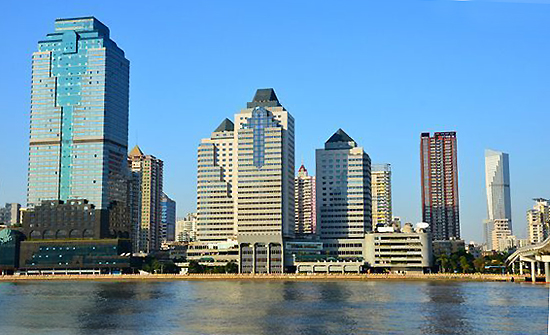 Guangzhou, Guangdong Province, one of the 'top 10 cities with highest white collar income' by China.org.cn.