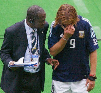 Gabriel Batistuta, one of the 'Top 10 crying moments of the World Cup' by China.org.cn