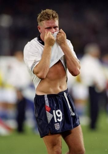 Paul Gascoigne, one of the 'Top 10 crying moments of the World Cup' by China.org.cn