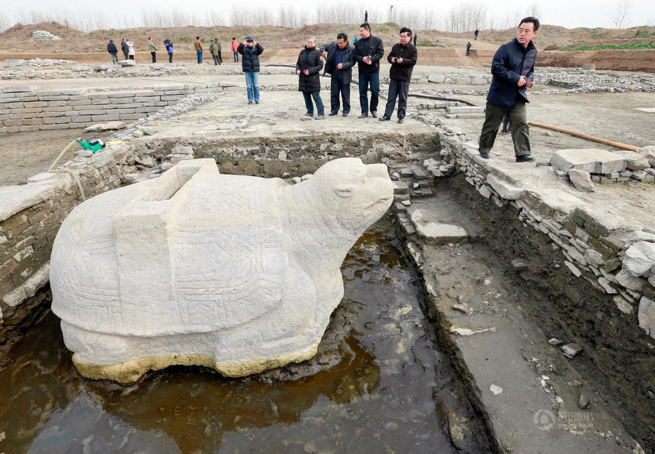 Chinese Archaeologists have completed excavating the site of the ancient city of Sizhou in Xuyi county in East China&apos;s Jiangsu province.