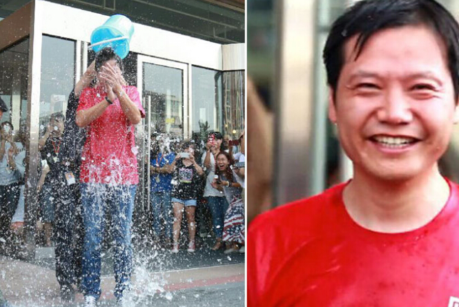 Lei Jun, founder of smartphone maker Xiaomi, who was the first celebrity in China to accept the challenge.