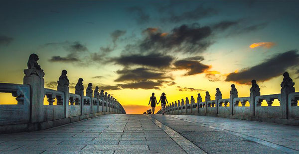 Sunset at the Summer Palace, by Francois Nadeau, Canada 