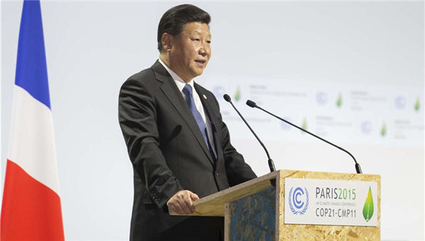 Xi speaks at UN climate change conference