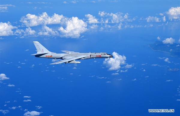 PLA Air Force H-6K bomber [File photo / Xinhua] 