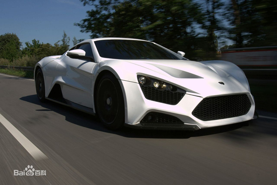 Zenvo ST1, one of the 'top 10 fastest cars in the world' by China.org.cn.