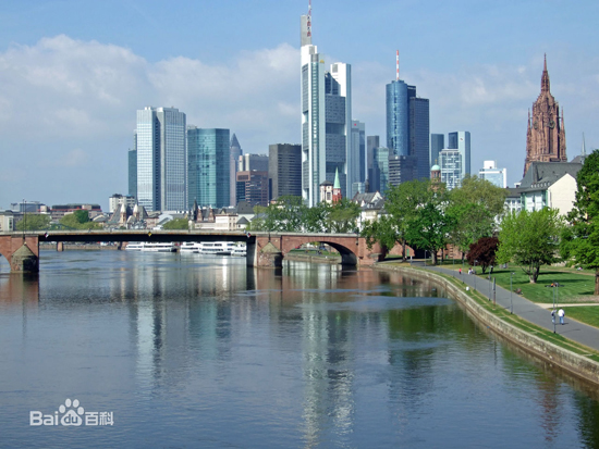 Frankfurt, Germany, one of the 'top 10 cities for Chinese long distance foreign travel' by China.org.cn.