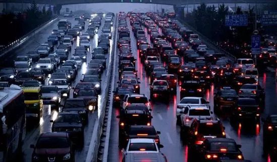 Guangzhou, Guangdong Province, one of the &apos;Top 10 Chinese cities with worst jam in 2016&apos; by China.org.cn.