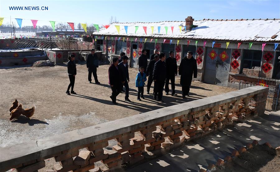 CHINA-HEBEI-XI JINPING-INSPECTION-POVERTY ALLEVIATION (CN)