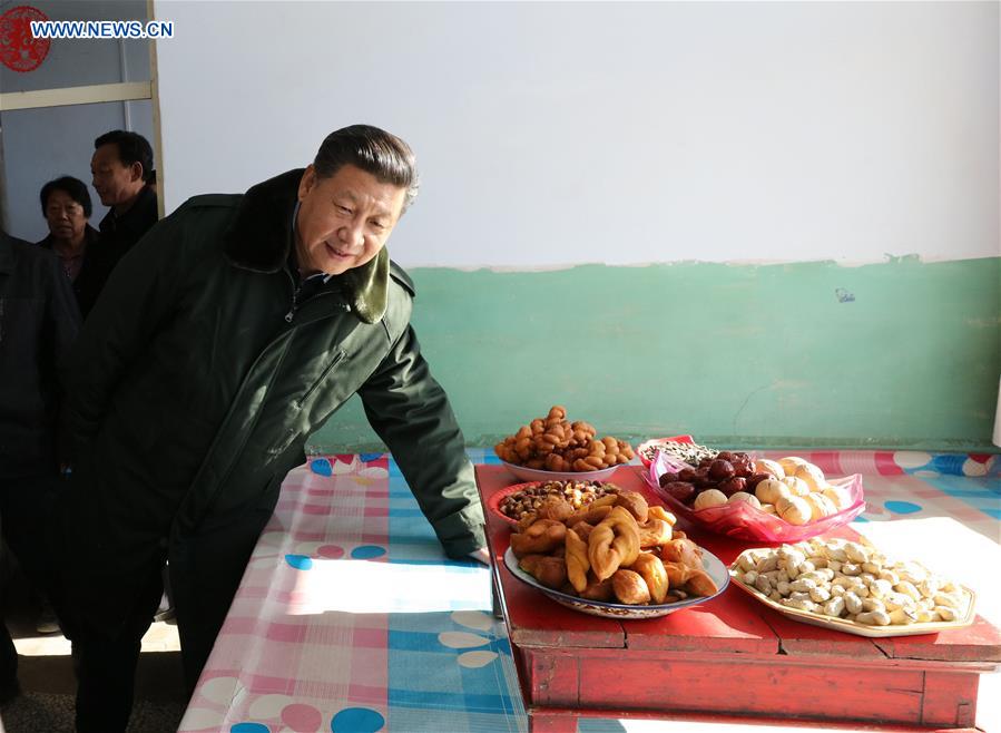 CHINA-HEBEI-XI JINPING-INSPECTION-POVERTY ALLEVIATION (CN)