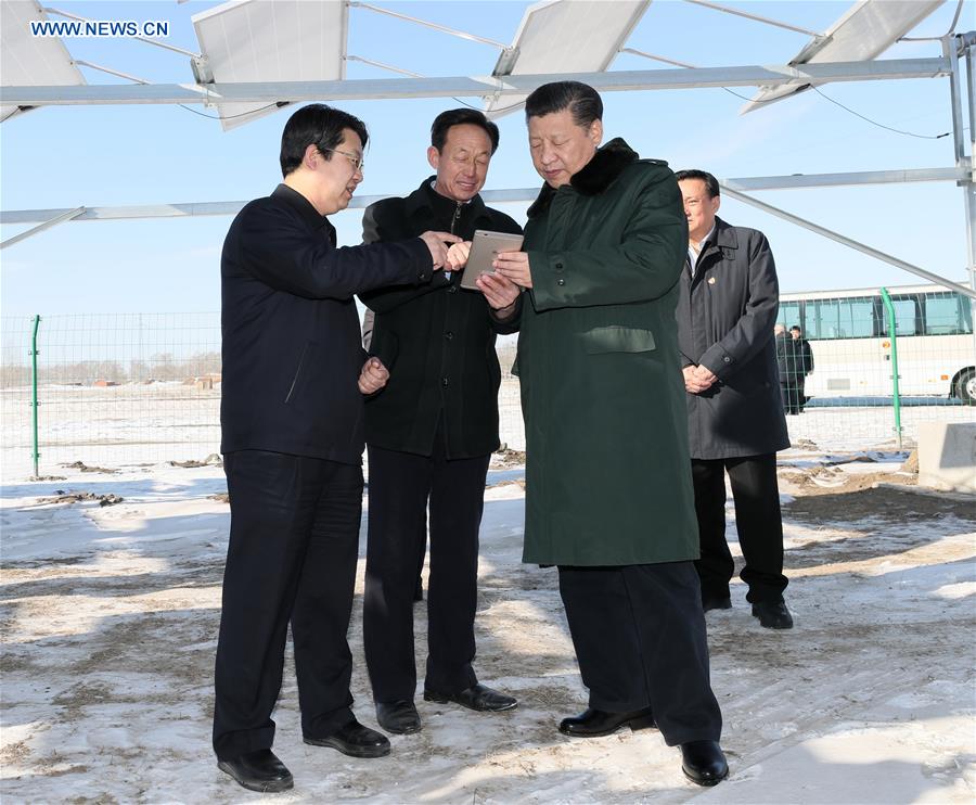 CHINA-HEBEI-XI JINPING-INSPECTION-POVERTY ALLEVIATION (CN)