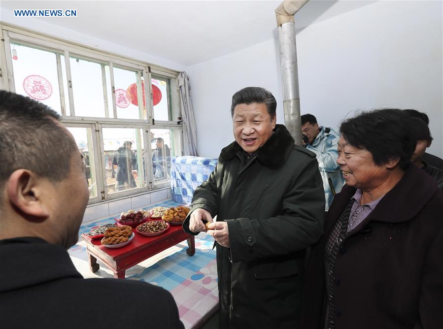 CHINA-HEBEI-XI JINPING-INSPECTION-POVERTY ALLEVIATION (CN)