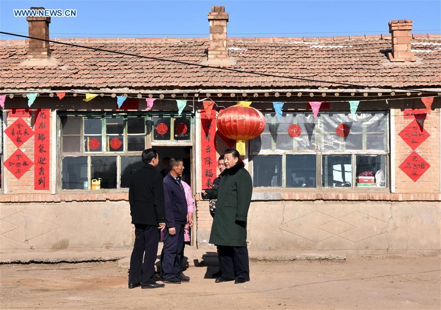 CHINA-HEBEI-XI JINPING-INSPECTION-POVERTY ALLEVIATION (CN)