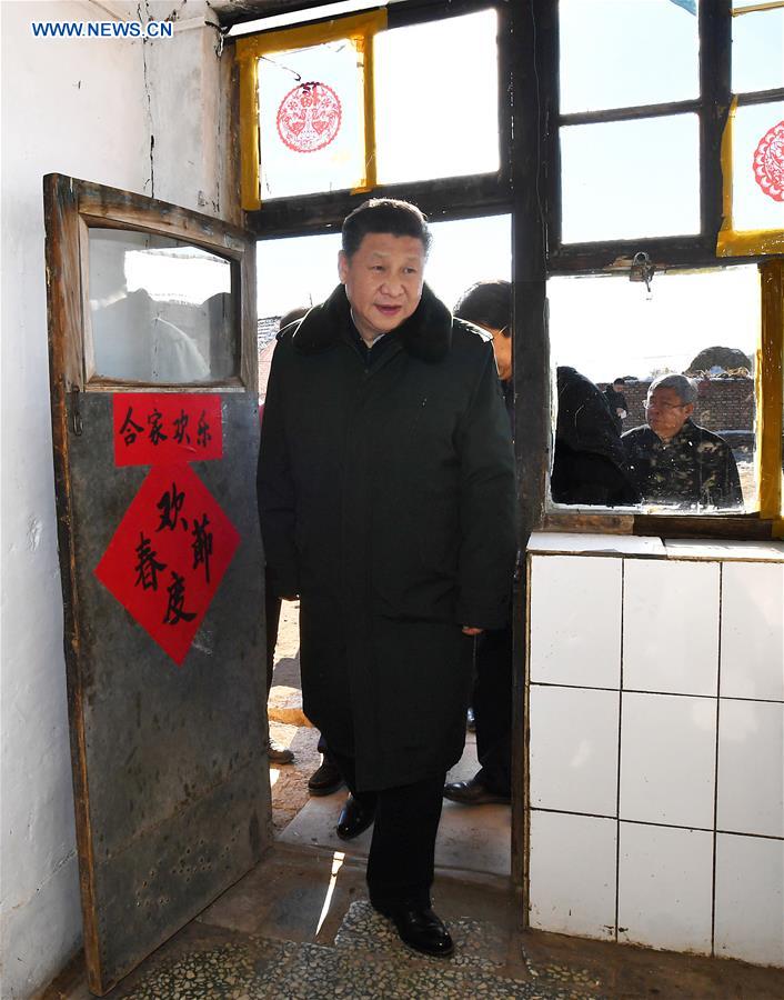 CHINA-HEBEI-XI JINPING-INSPECTION-POVERTY ALLEVIATION (CN)