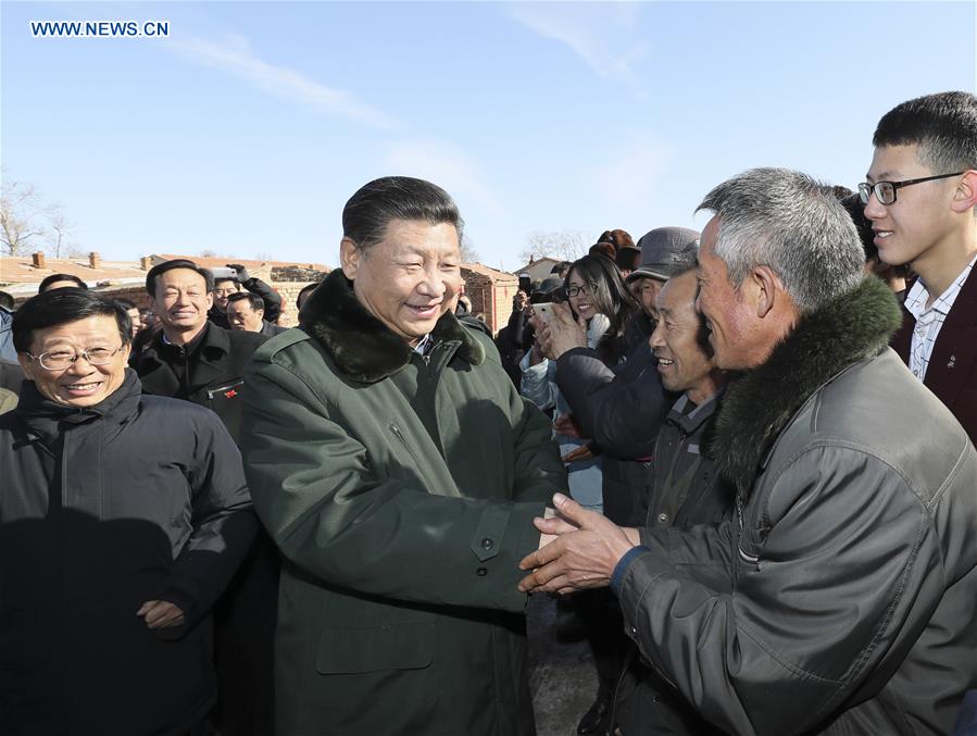 CHINA-HEBEI-XI JINPING-INSPECTION-POVERTY ALLEVIATION (CN)