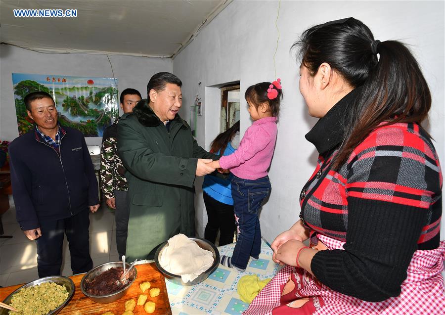 CHINA-HEBEI-XI JINPING-INSPECTION-POVERTY ALLEVIATION (CN)