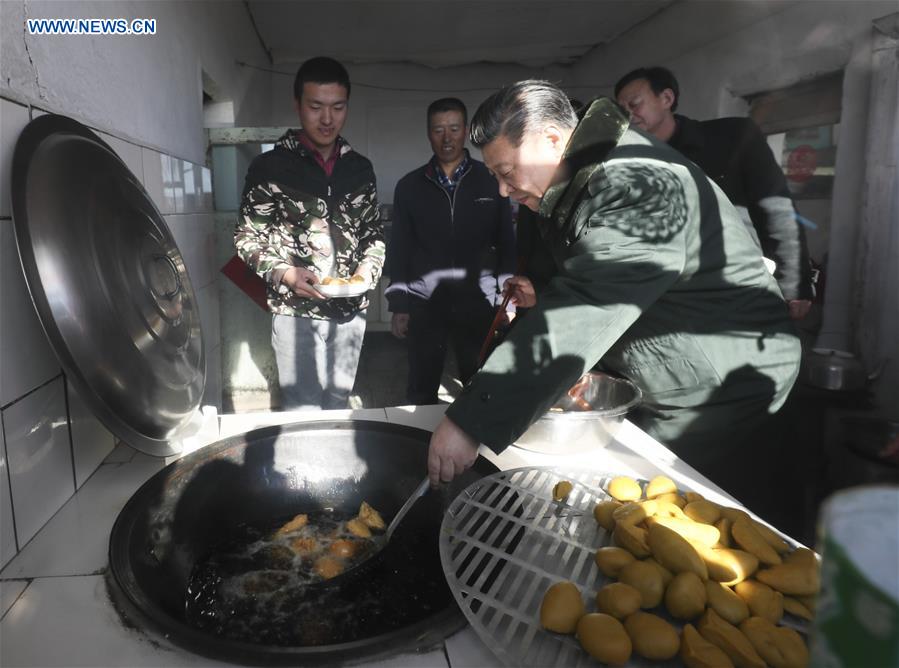 CHINA-HEBEI-XI JINPING-INSPECTION-POVERTY ALLEVIATION (CN)