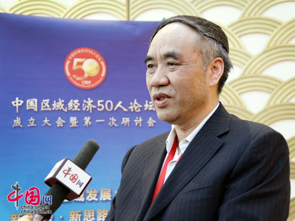 Gu Shengzu, vice chairman of the Financial and Economic Affairs Committee of the 12th National People's Congress (NPC), during an interview with China.org.cn on March 3, 2017. [Photo/China.org.cn]