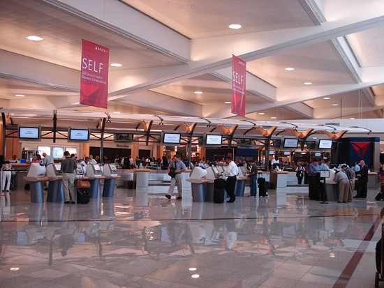 Hartsfield-Jackson Atlanta International Airport, one of the 'top 10 world's busiest passenger airports' by China.org.cn.