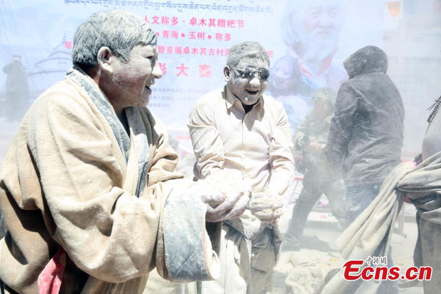 Tibetans celebrate 'Zanba Festival' in Qinghai