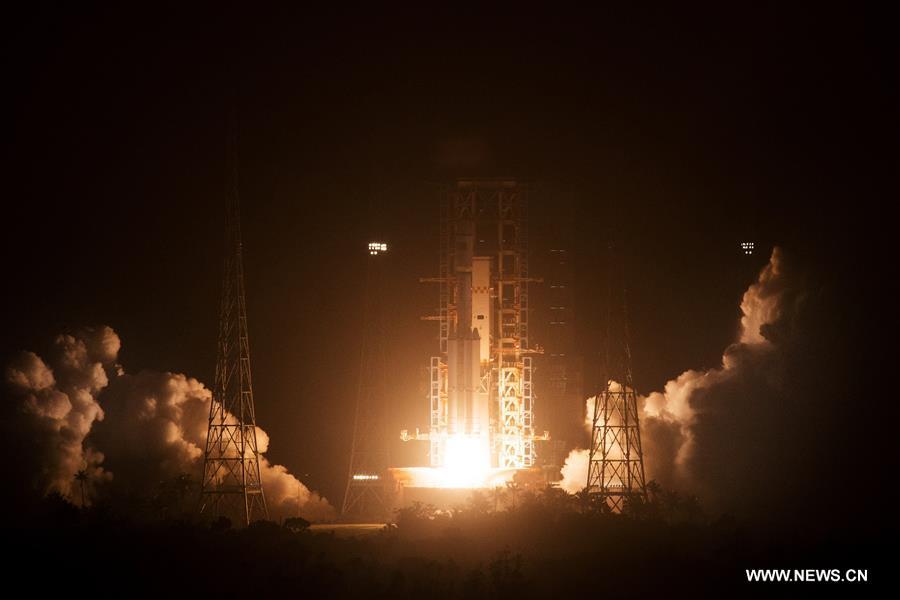 China launches 1st cargo spacecraft