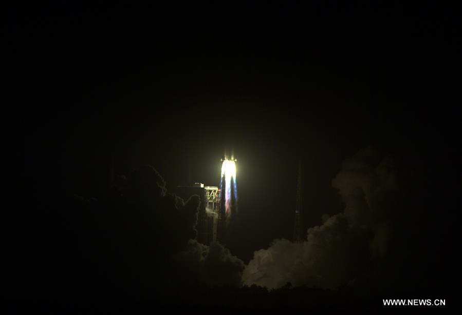 China launches 1st cargo spacecraft