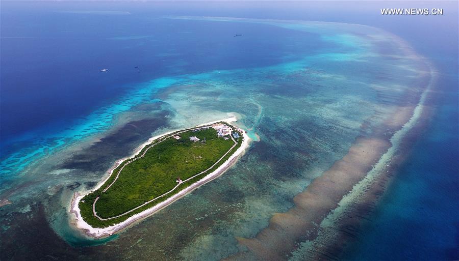 Beautiful scenery of south China's Sansha City