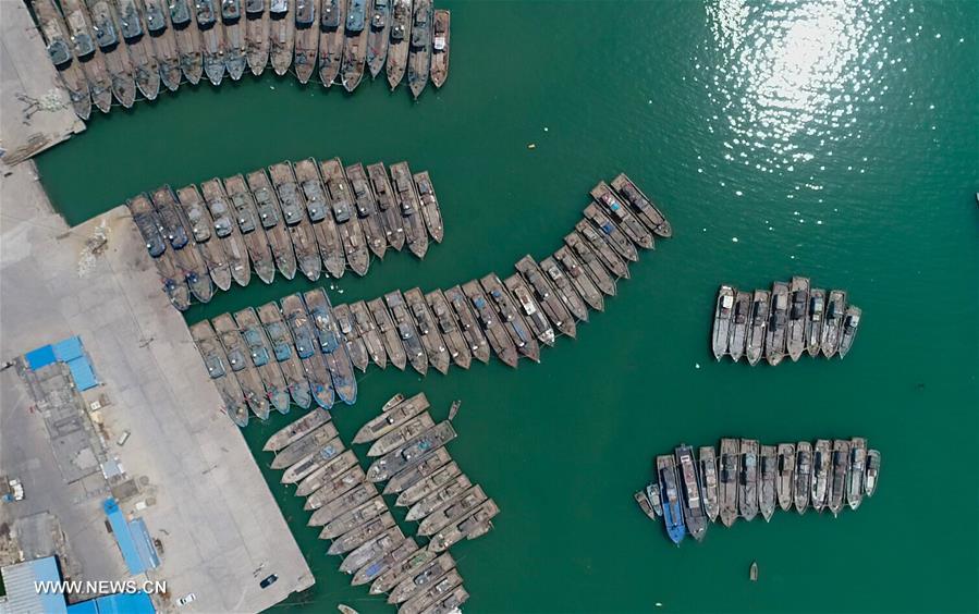Boats berthing as China starts summer fishing ban
