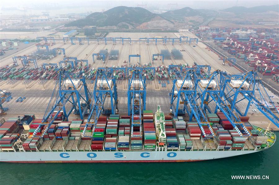 Automated containter terminal in Port of Qingdao put into operation