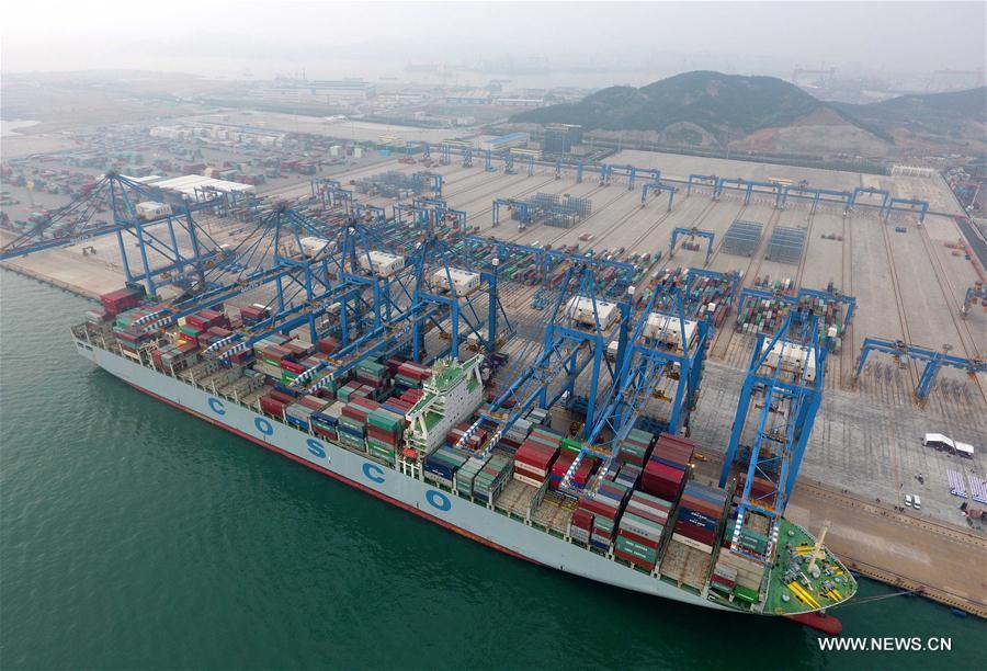 Automated containter terminal in Port of Qingdao put into operation