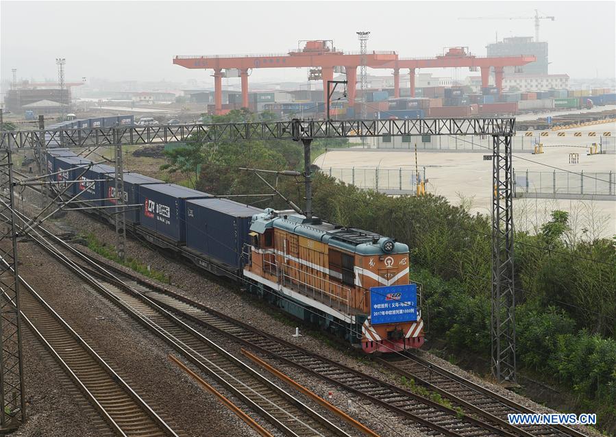 1,000th freight train linking China and Europe departs from Yiwu