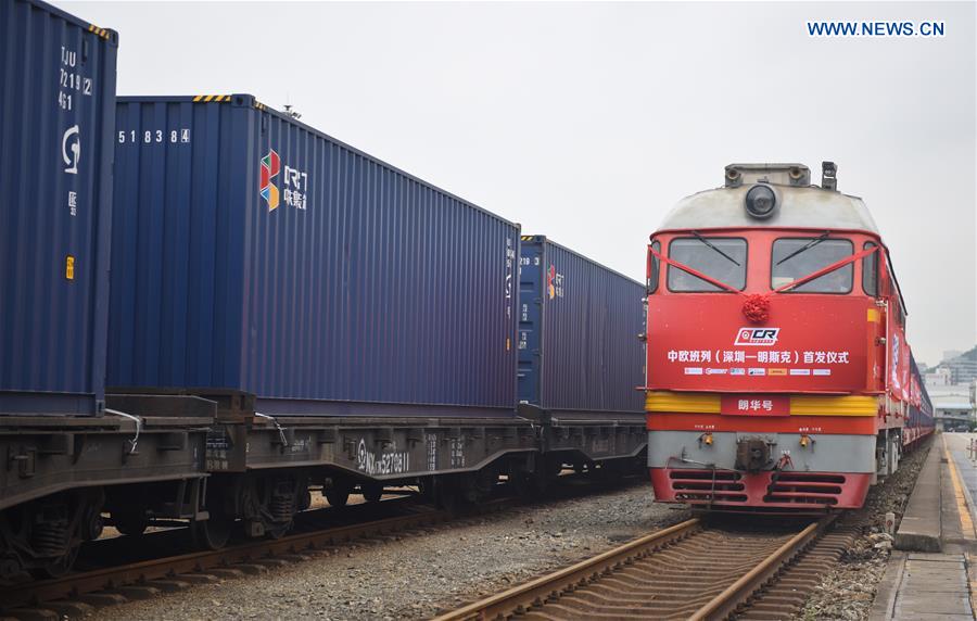 New freight train heads to European cities
