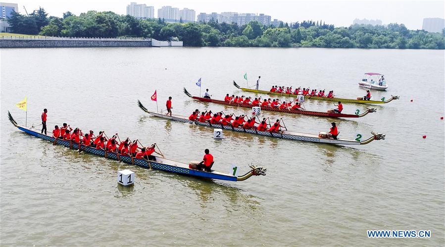 #Dragon boat races held across China to celebrate Duanwu Festival