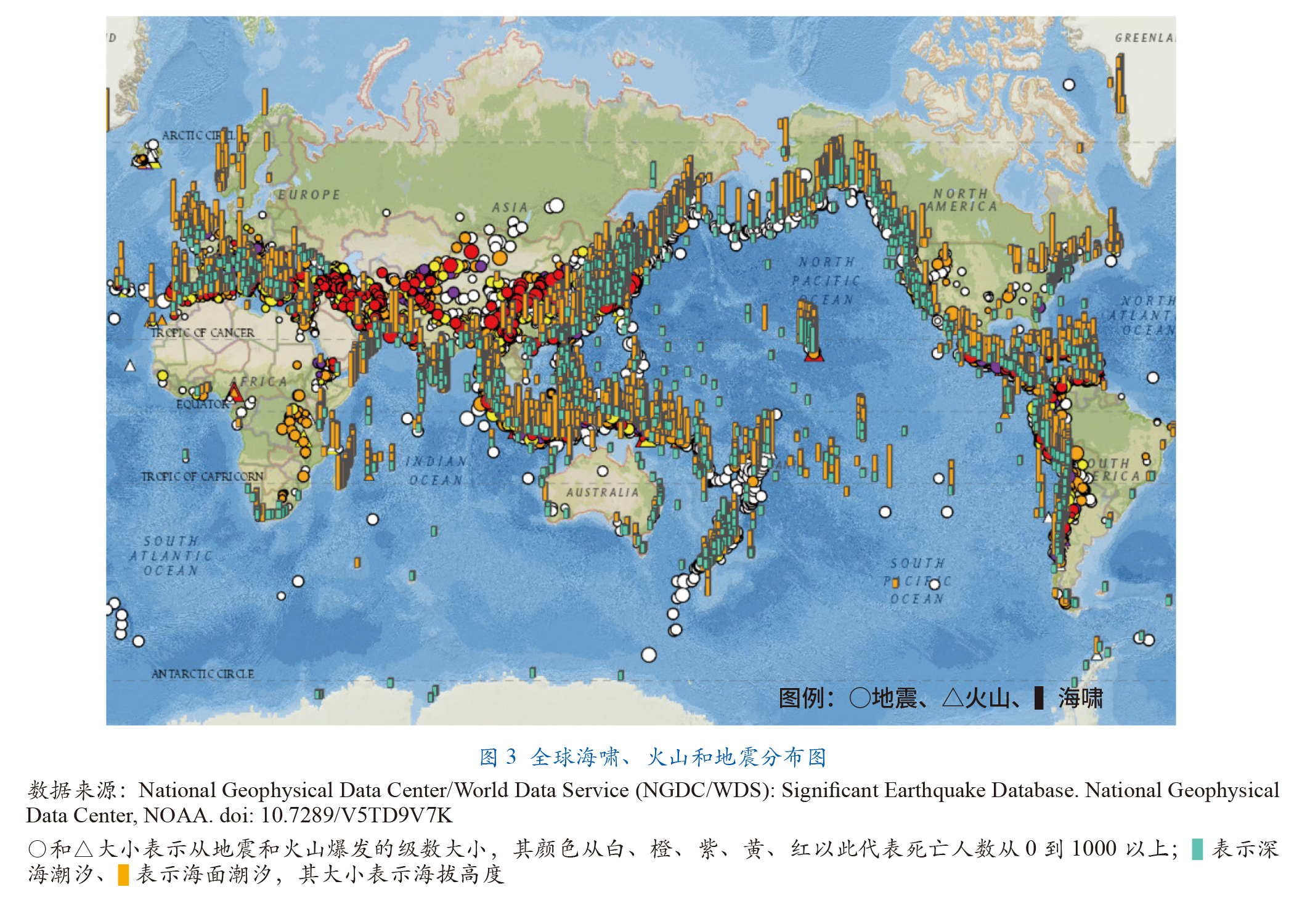 印尼位于环太平洋地震带和欧亚地震带的交界处,历史上大地震,火山和